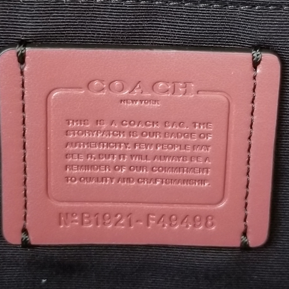 Coach UNISEX BACKPACK SIGNATURE LEATHER DEBOSSED - Picture 5 of 12